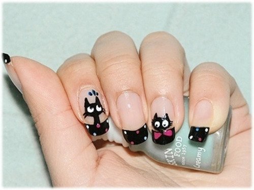 Дизайн ногтей, маникюр с Микки Маусом #маникюр #дизайн #nails ...