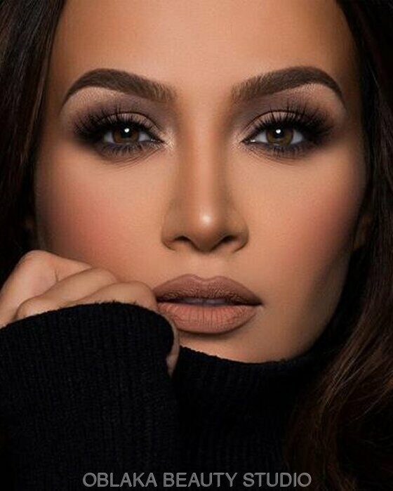 Коричневый смоки айс ( Brown smokey eyes) дымчатый макияж ...