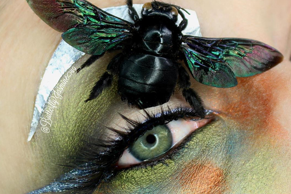 Halloween spider makeup ...