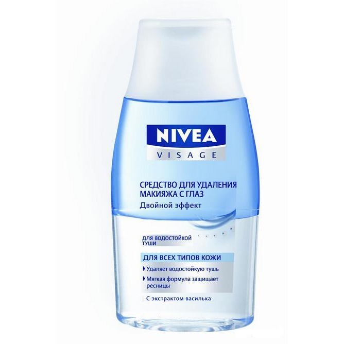 Средство для удаления макияжа с глаз `NIVEA` Двойной эффект ...