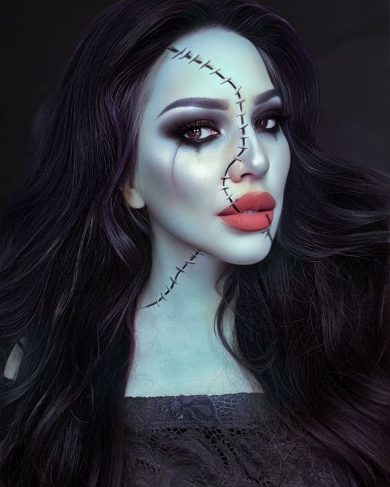 🎃 Я ПРОБУЮ ПОВТОРИТЬ МАКИЯЖ на Хэллоуин 💄 RINA (DEMON ...