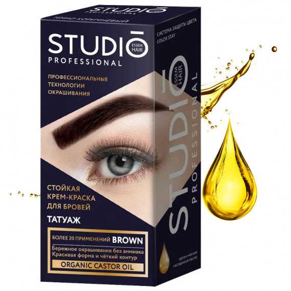 Studio Professional Стойкая краска для седых волос тон 3,56 ...