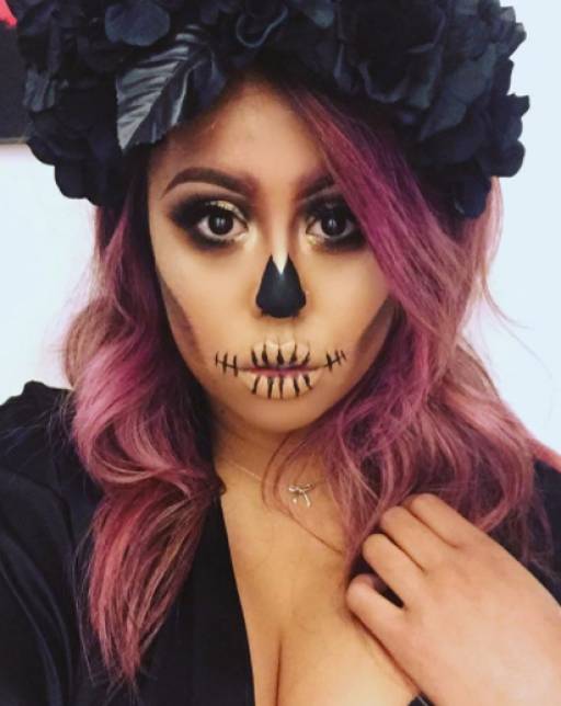 Макияж на Хэллоуин / Макияж для Хеллоуина CATRINA /makeup ...