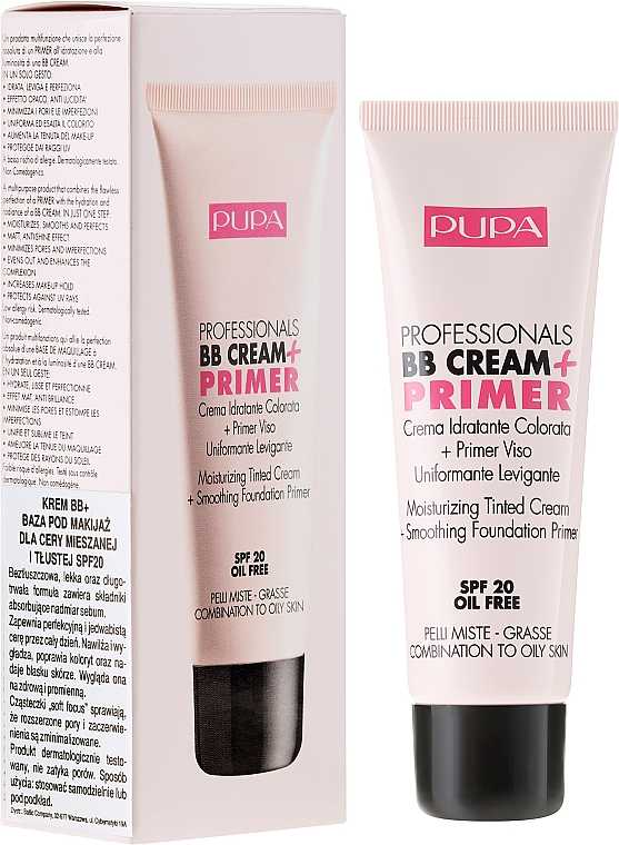 Pupa BB Cream + Primer For Combination ...