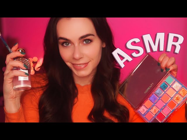 ASMR поглажу тебя кисточкой для макияжа ...