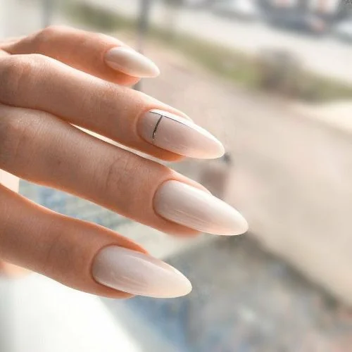 Nude nails ...