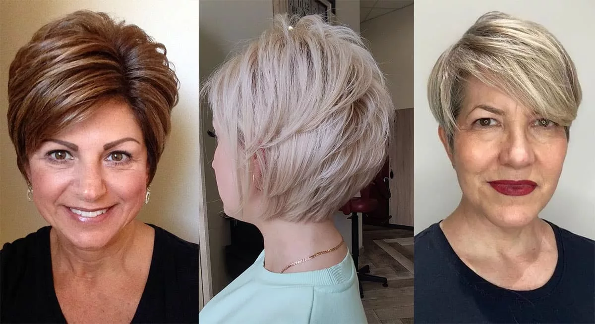 Короткие стрижки для женщин за 50 ✂️✨ Привет, мои хорошие ...