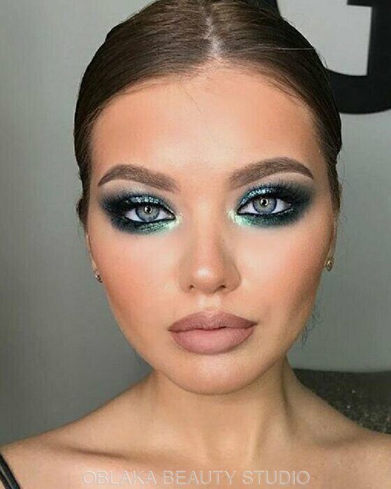 Макияж smoky eyes (смоки айс) для серых, голубых и карих глаз ...