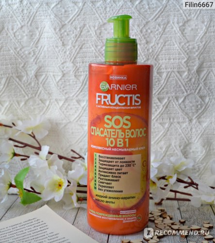 Бальзам Garnier Fructis SOS Восстановление для секущихся и ...