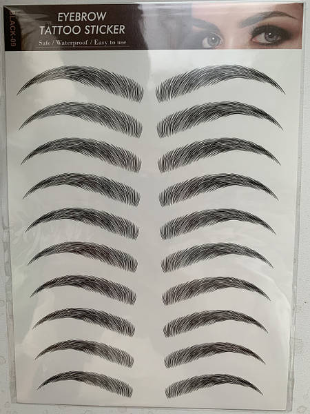 Водостойкие тату брови 7 days tatoo eyebrow цвет dark brown ...