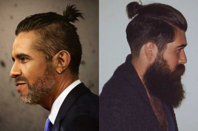 Man Bun (мужской пучок или хвост ...