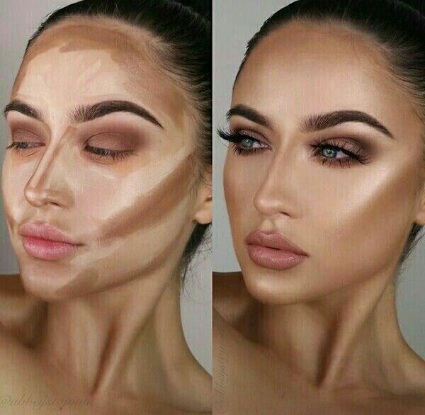 МАКИЯЖ ДЛЯ УЗКОГО ЛИЦА 💄КОНТУРИНГ ...