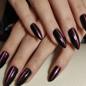 Кошачий маникюр с гель-лаком TNL gel polish magnet effect ...