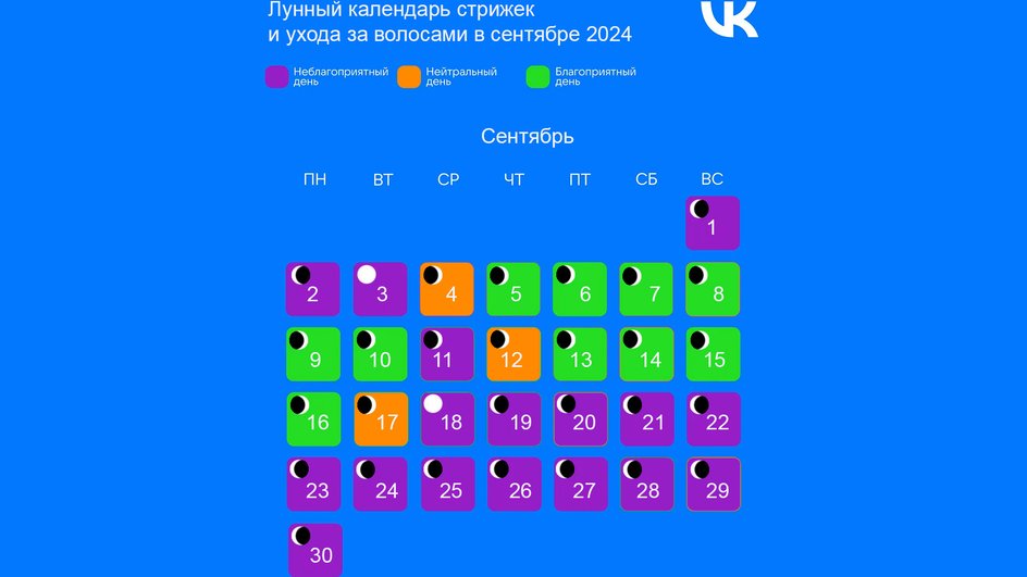 Лунный календарь стрижек на сентябрь 2023 - Афиша bigmir)net