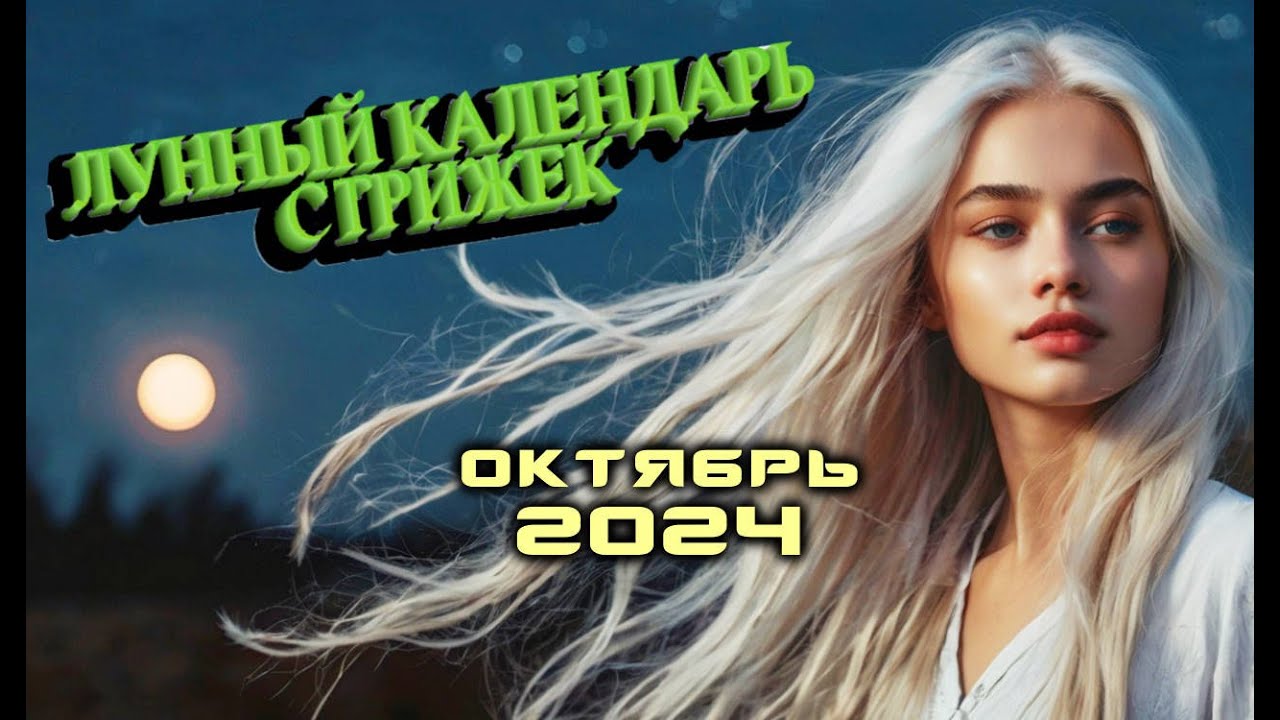 Лунный календарь стрижек на октябрь 2025 года - благоприятные дни