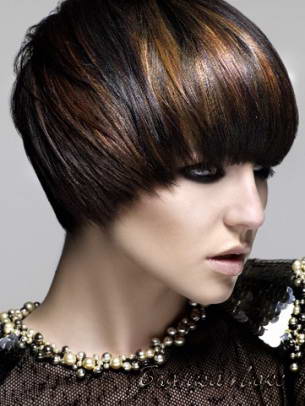 Cascade Bob HairCut - YouTube