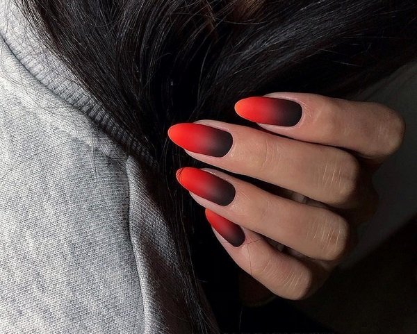 Красный новогодний маникюр 2021 | Nailspiration.net