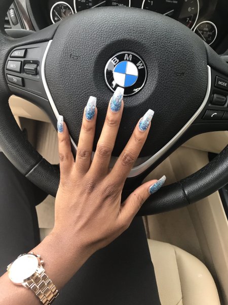 BMW Nail Art Design - YouTube