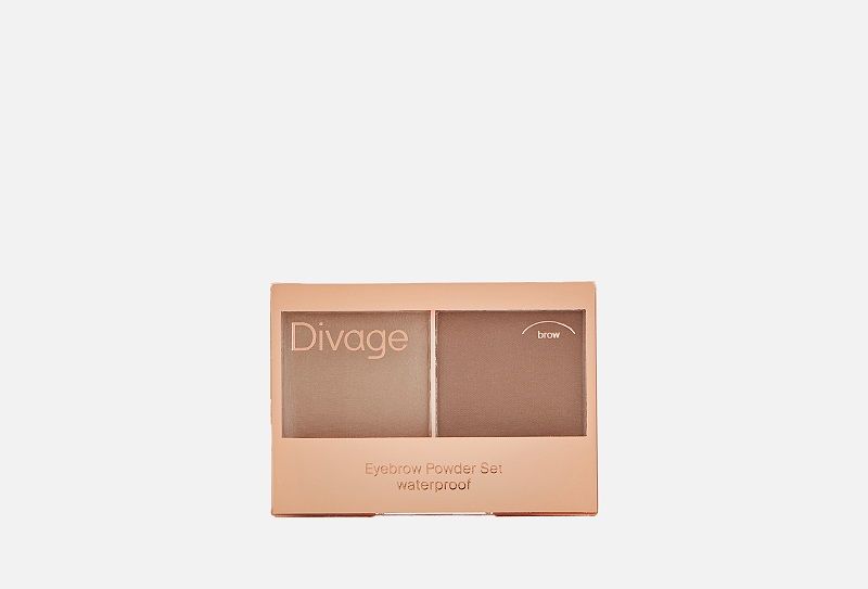 Тени для бровей Divage Brow powder set 02 купить в интернет ...