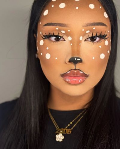 deer makeup ...