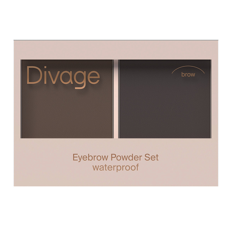 DIVAGE Набор теней для бровей Waterproof Brow Powder Set тон ...