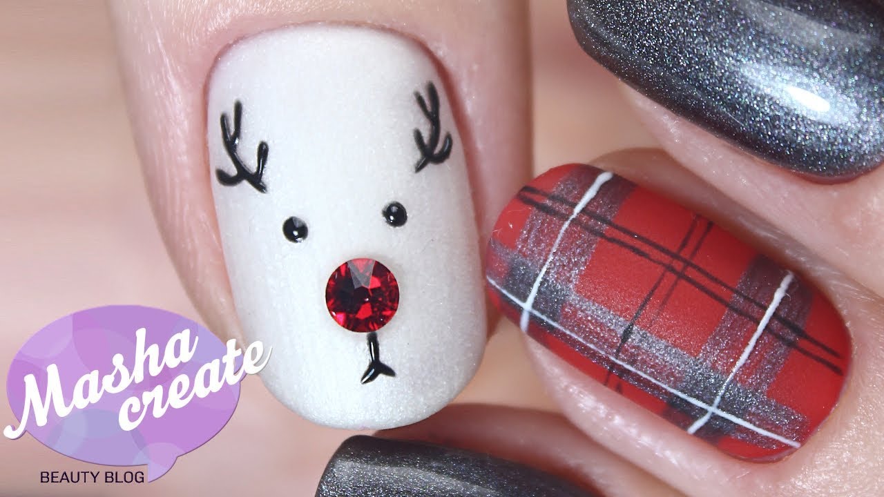 ❄ ЗИМНЯЯ ночь в ЛЕСУ ❄ PATRISA NAIL ❄ ЗИМНИЙ дизайн ногтей ...