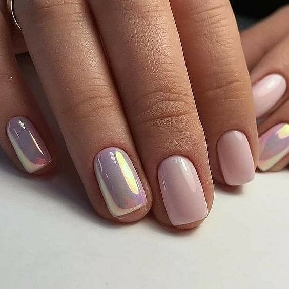 ЖЕМЧУЖНАЯ ВТИРКА от Leonail#nailart ...