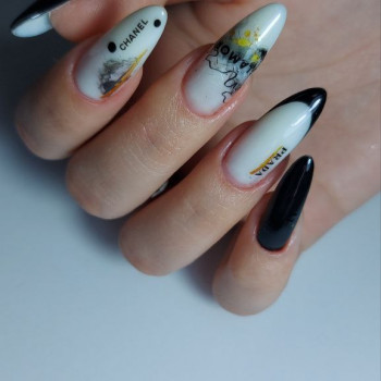 ногти-с-надписью-ой-все | Nailspiration.net