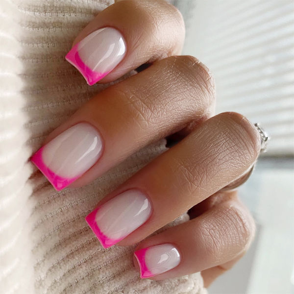 Red French Manicure / Красный Френч ...