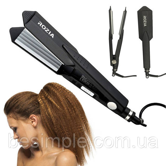 Мини-плойка гофре для волос Hair Straightener MINI F002 ...