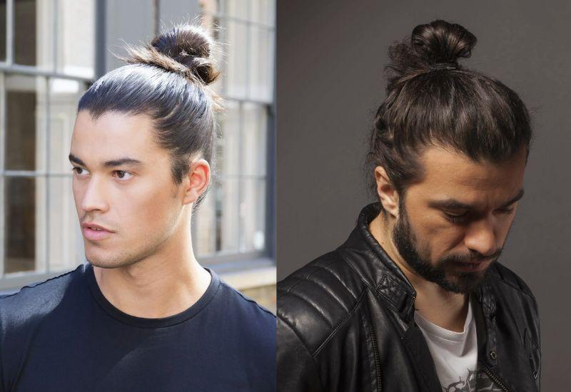 Man bun - высокий мужской 