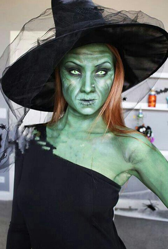 Witch makeup for Halloween. Макияж ...