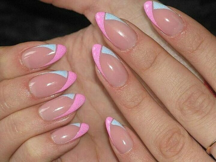 50+ Cute Summer Nail Designs : Pink ...