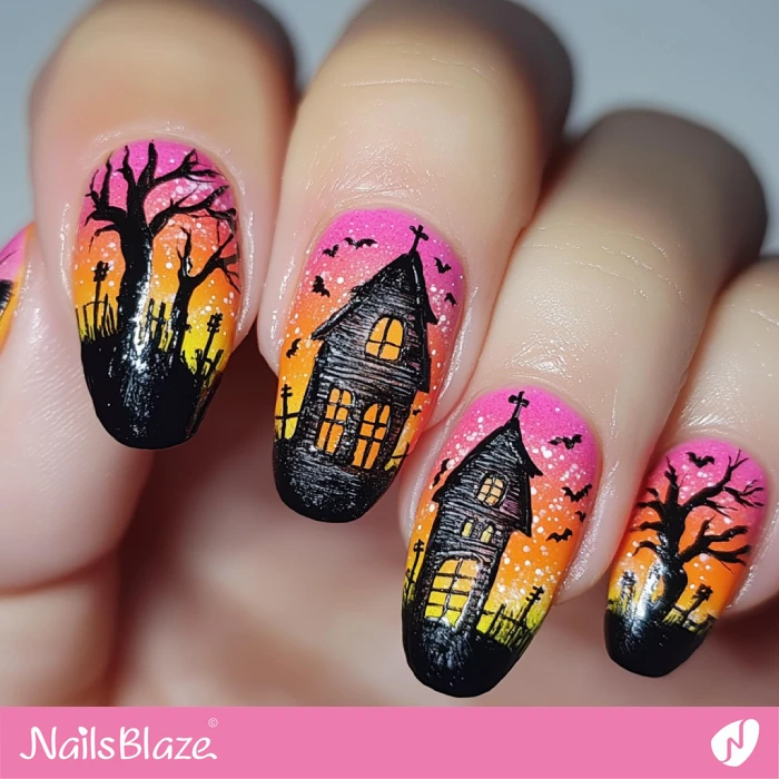 Halloween nail design, halloween nails ...