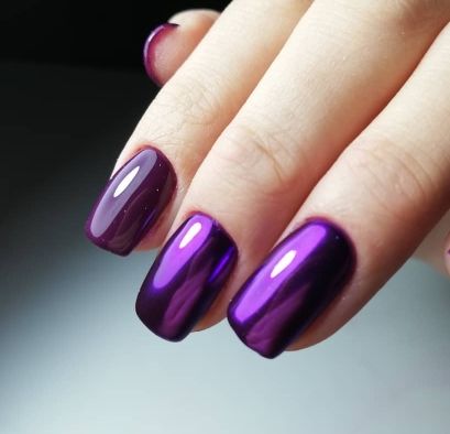 Втирка Металлик, фиолетовая Vogue nails 77277627 купить за 1 ...