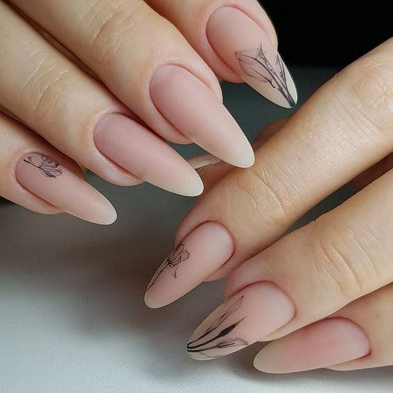 Идеи матового маникюра • Журнал NAILS