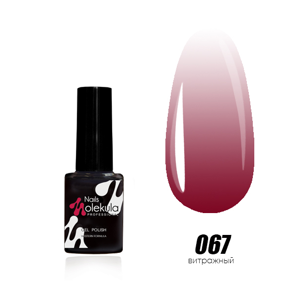 Nails of the Day Vitrage gel polish 02 - красный витражный ...