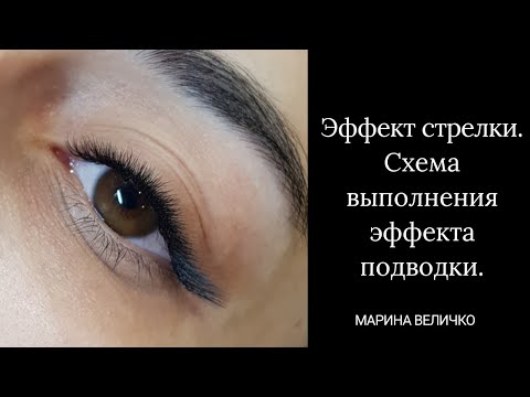 Наращивание ресниц | Митино | Эффект «Стрелка» объём 2D ...