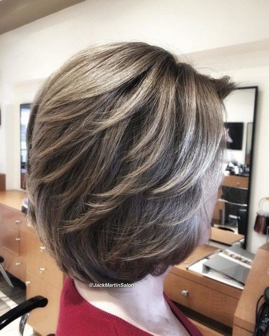 Cascade Bob HairCut - YouTube