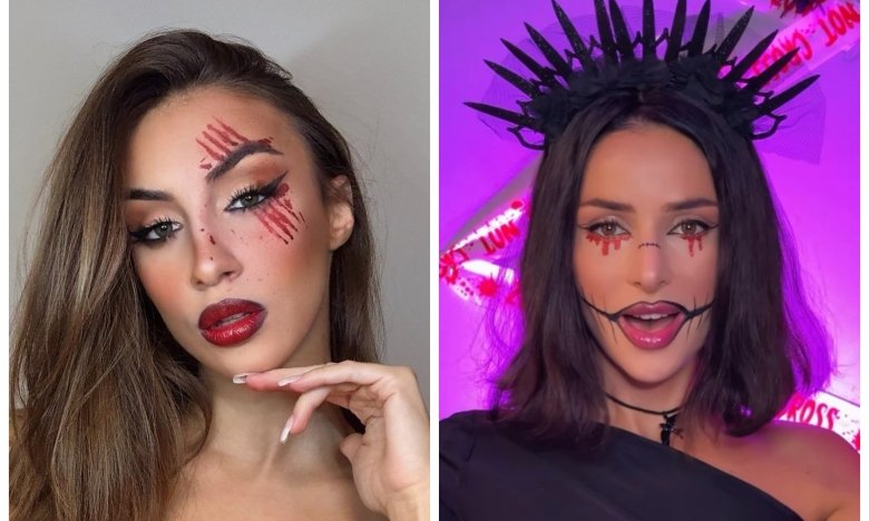 Макияж на Хэллоуин 2024 - легкий вариант deer makeup, который ...