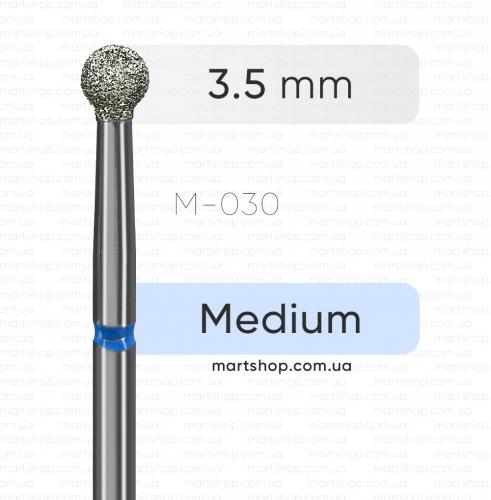 Кристалл, Алмазная фреза (шар), D2,3, L030, средняя, 866.104 ...
