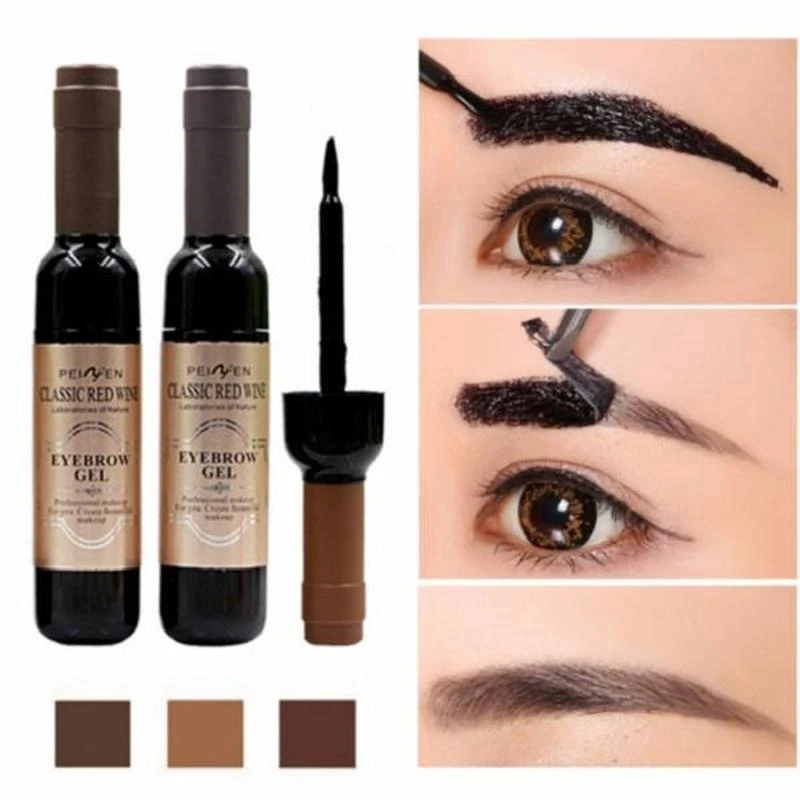 Тинт-гель для бровей eyebrow gel classic red wine коричневый ...