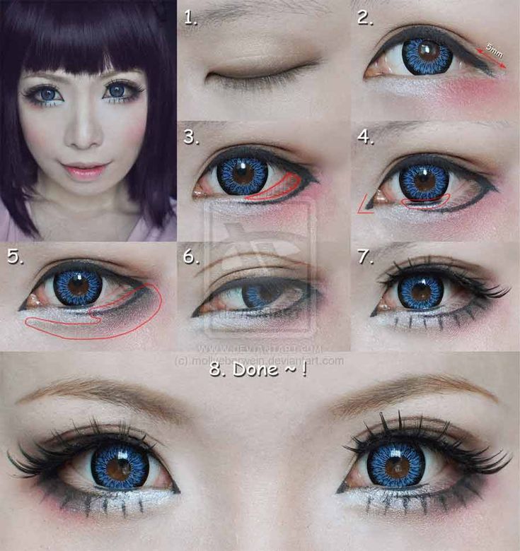 60s Style Makeup Twiggy Eyes ...