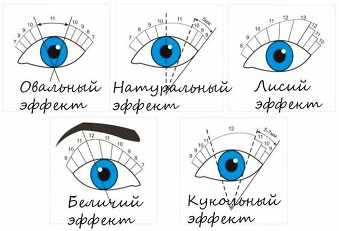 Опущенные ресницы: тонкости создания ...