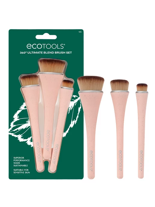 Набор кистей для макияжа EcoTools Daily Essentials Total Face ...