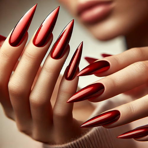 Стилет форма ногтей маникюр. ногти дизайн Stiletto nail shape ...