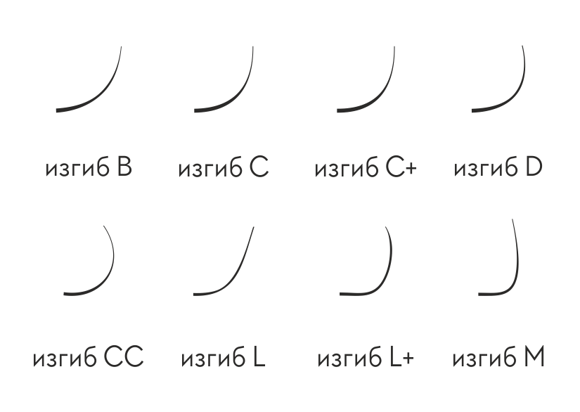 ресницы для наращивания L/L +/LC/LD/LU ...