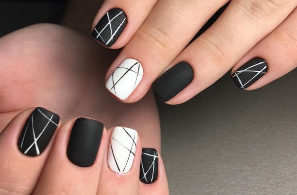 бело-черный-маникюр-перепелиное-яйцо-nailsworldwith ...