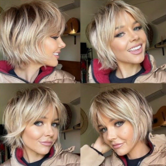 Fashionable Haircut Shaggy with Bangs Step by Step at home ...