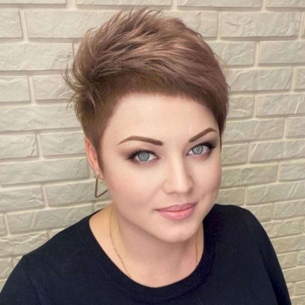 Стрижка Пикси для женщин за 50 лет 💖 Pixie haircut for women ...